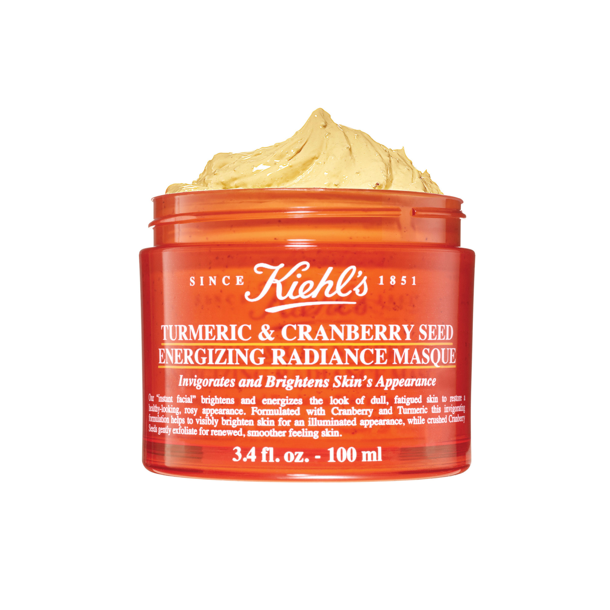 KIEHL'S Energizing Radiance Masque Turmeric & Cranberry Seed Glas 100 ml