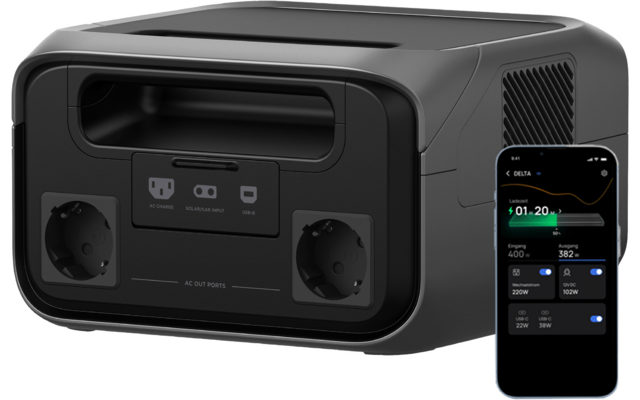 EcoFlow River 3 Tragbare Powerstation 245 Wh 300 W