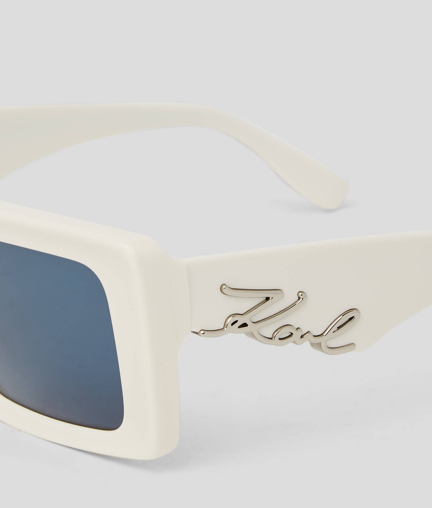 LUNETTES DE SOLEIL AVEC LOGO DÉCOUPÉ KARL SIGNATURE - Blanc