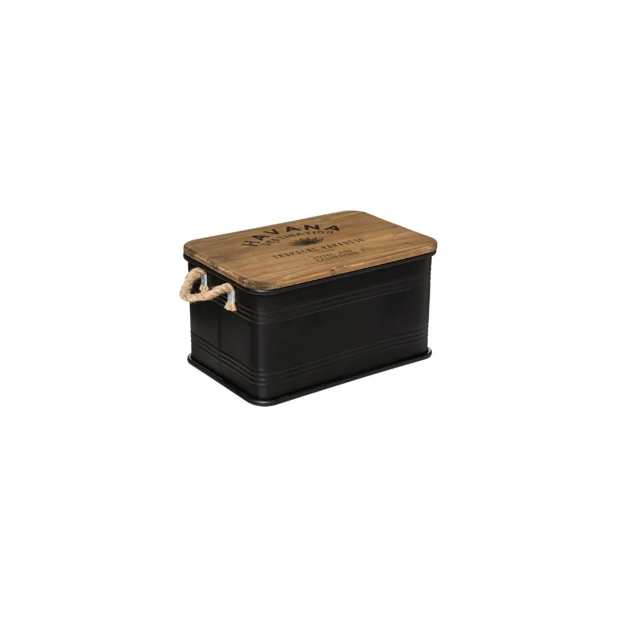 Atmosphera, Createur D'Interieur Lot de 3 malles Atmosphera Cuba Noir