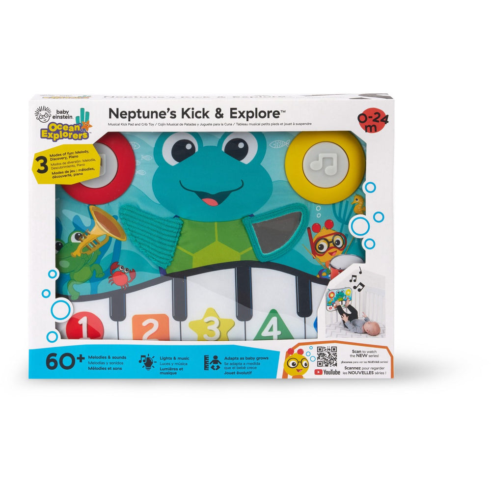 Køb Baby Einstein Musical Kick Pad And Crib Legetøj Neptune's Kick & Explore™