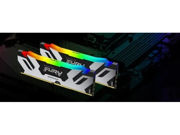 Kingston FURY Renegade RGB - DDR5 - modul - 16 GB - DIMM 288-PIN - 6400 MT/s / PC5-51200 - CL32 - 1.1 V - ikke bufferet - on-die ECC