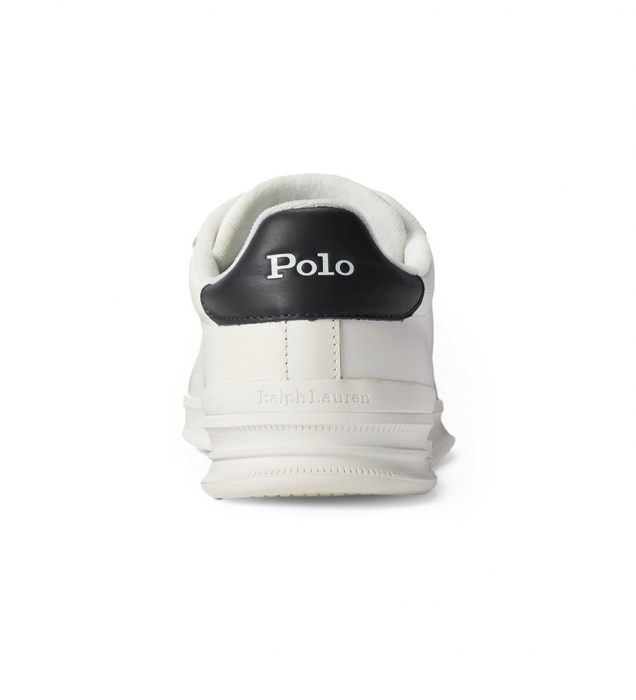 Tênis Ralph Lauren Heritage Court II de couro, branco