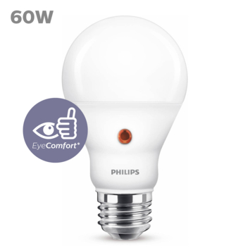 Philips LED peer E27 60W dag/nacht sensor mat niet dimbaar