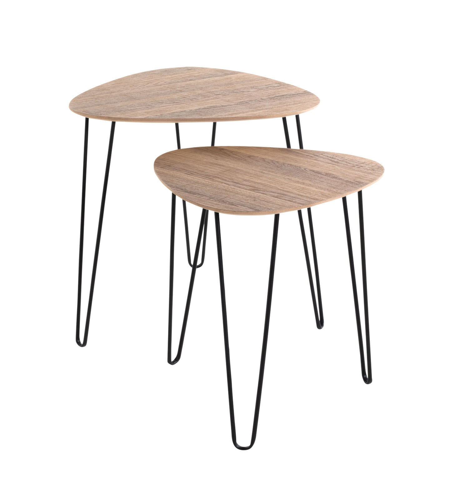 Beistelltisch Bologna 1 Braun/Schwarz 48x48x48 cm