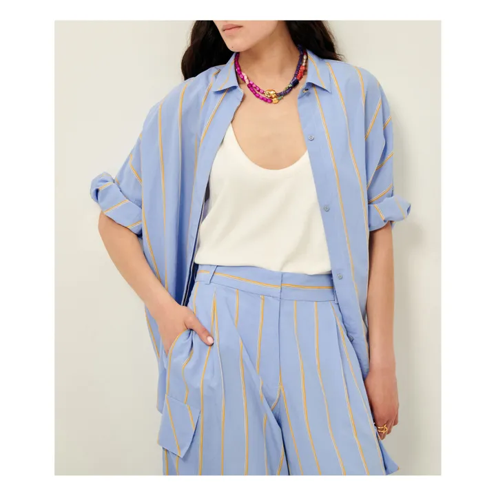 Sessùn Chemise Celona Rayures | Bleu