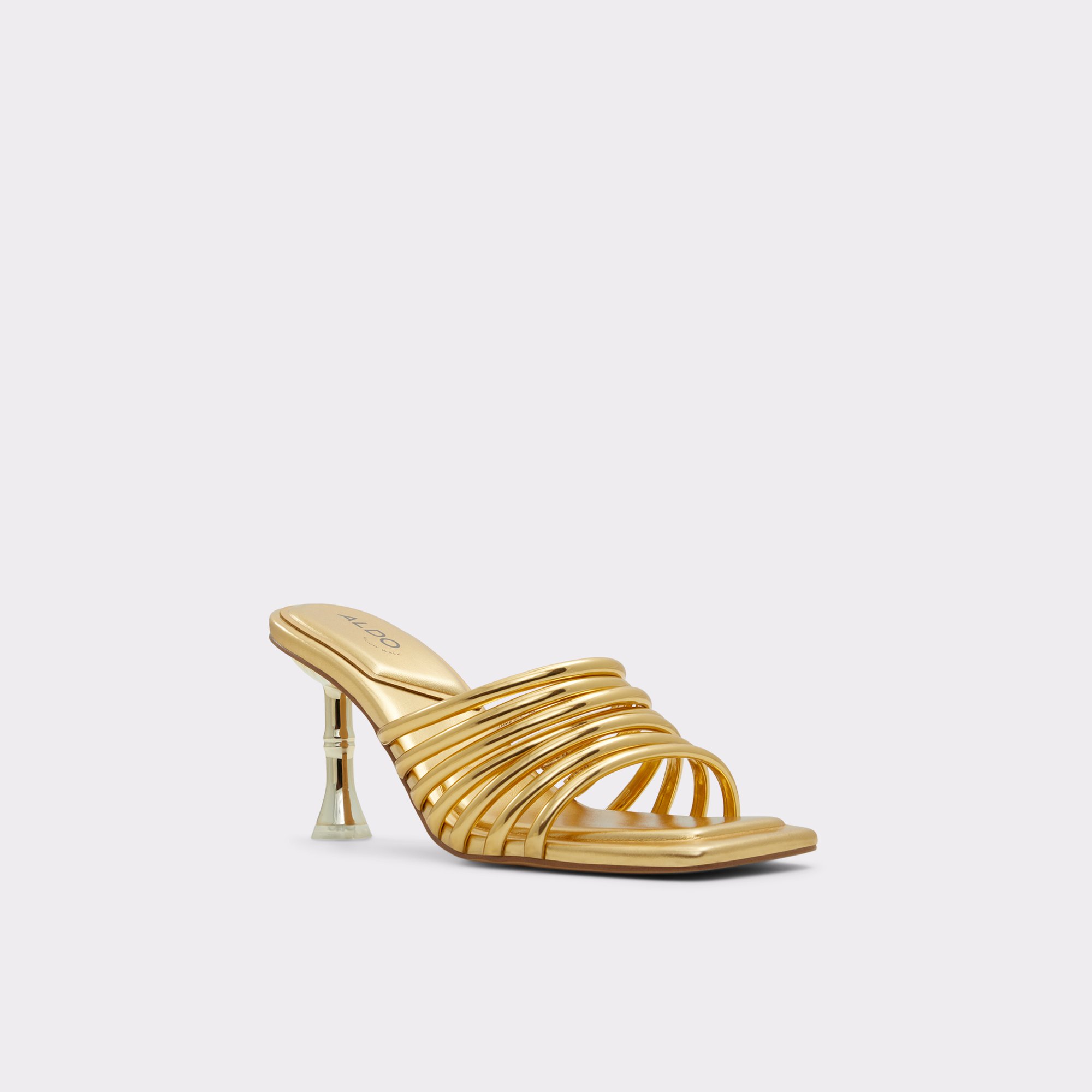 Harpa Gold Women Strappy Sandals
