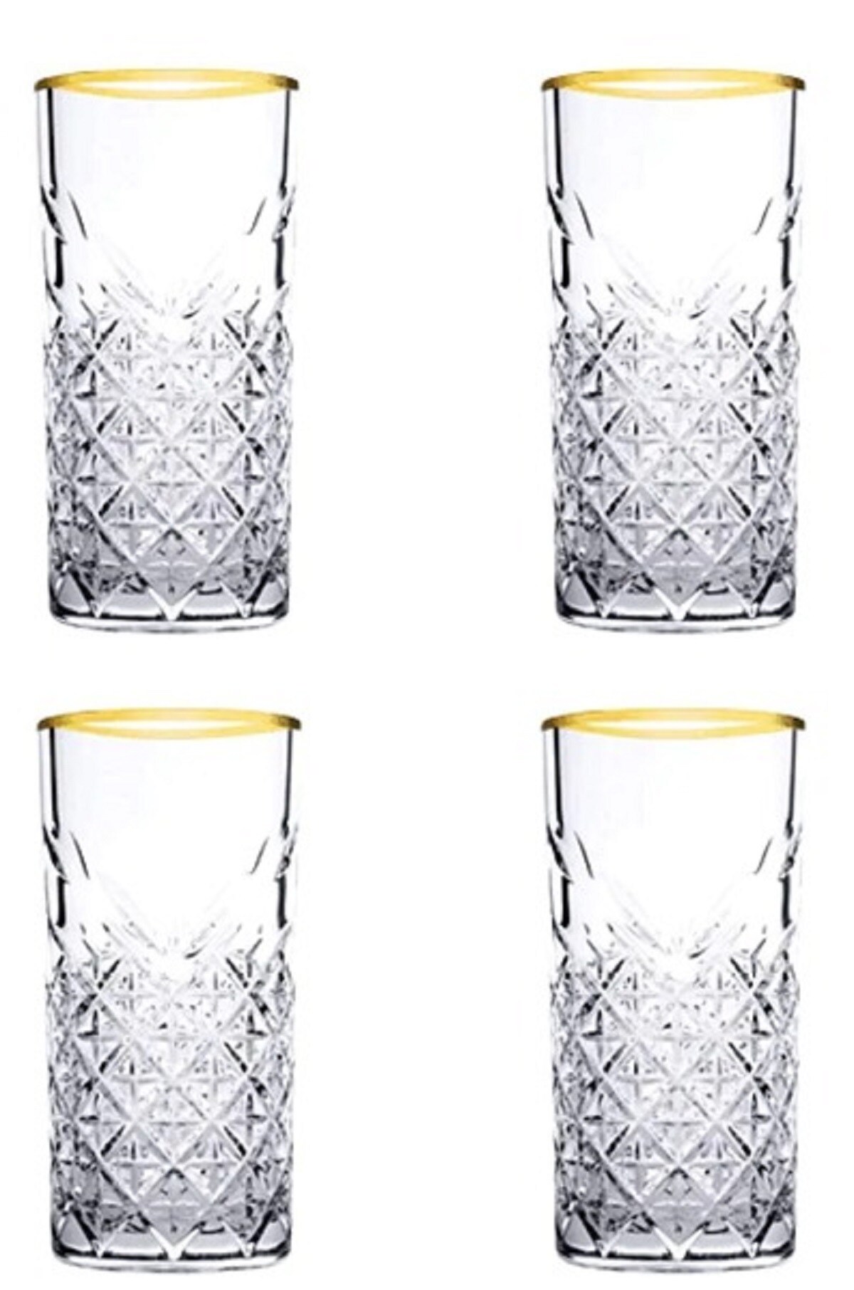 Timeless Gold 450ml 4er Cocktailglas