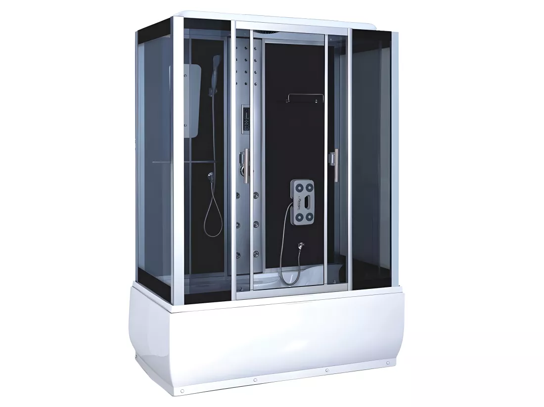 Baignoire Balnèo Cabine de Douche 150 X 83 cm – Blossom
