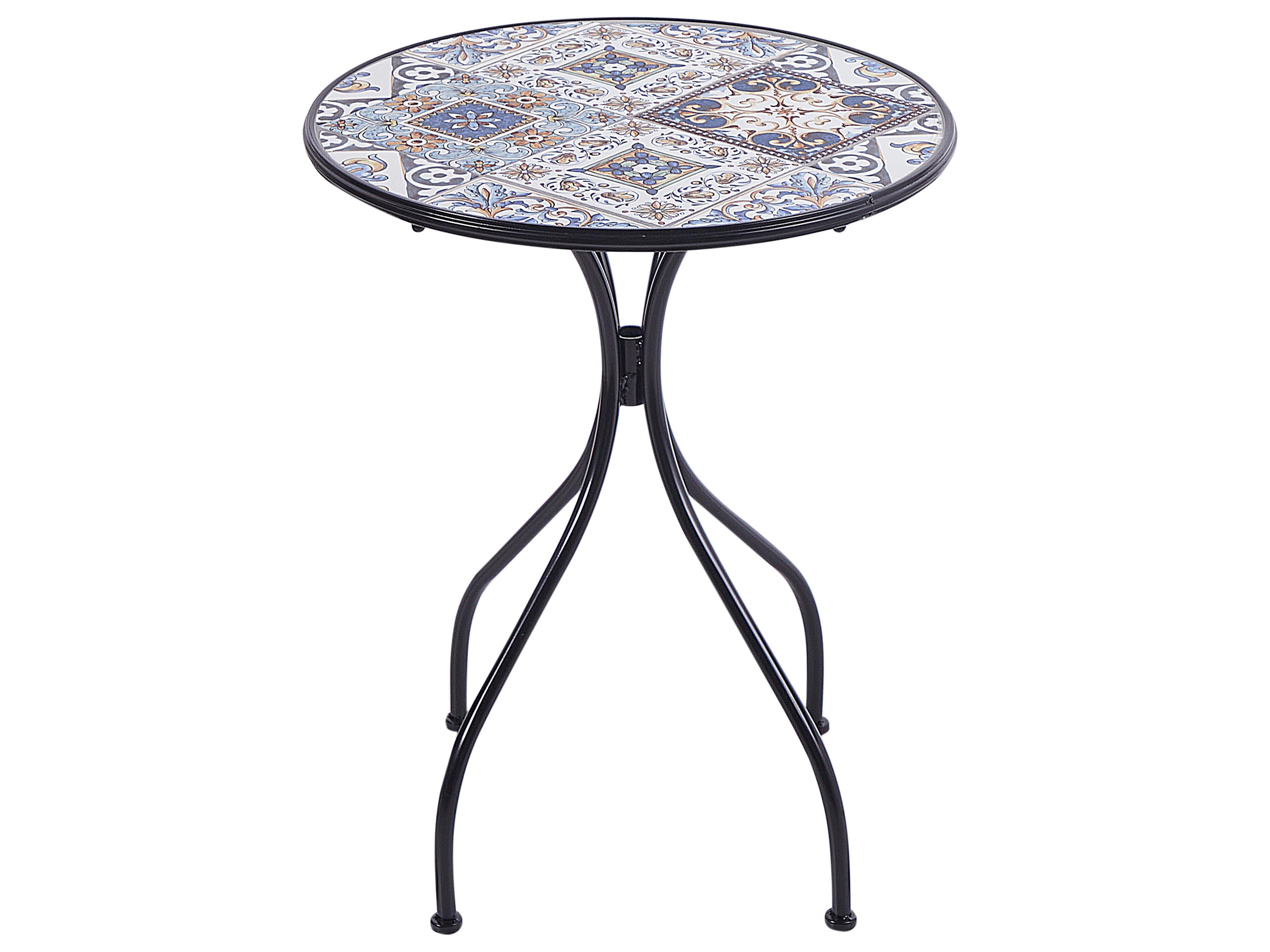 Bistrotafel CIVITA 60 cm 60 cm Metaal Zwart