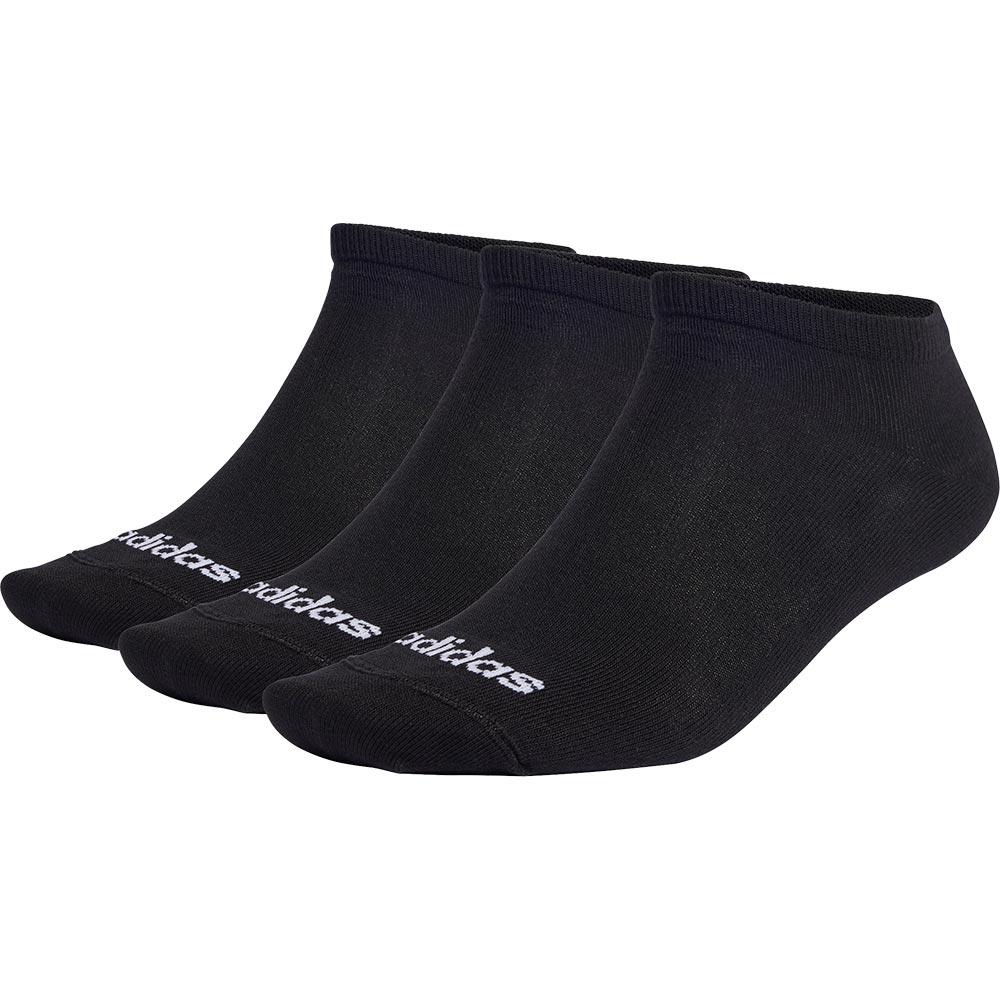 adidas Thin Linear Low-Cut Socken 3 Paar black