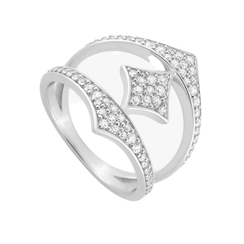 Bague femme - Oxyde de zirconium - Argent 925