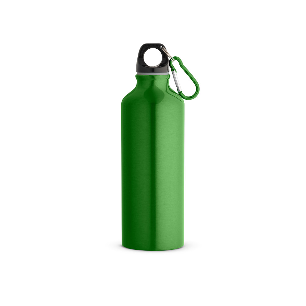 hi!dea 54623 - Gourde en aluminium recyclé avec mousqueton 530 ml