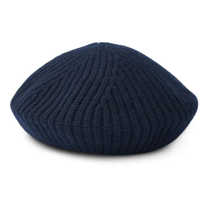 Liewood Bonnet Laine Recylée Borg | Bleu marine