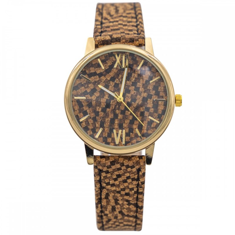 Montre Femme CHTIME bracelet Cuir Marron