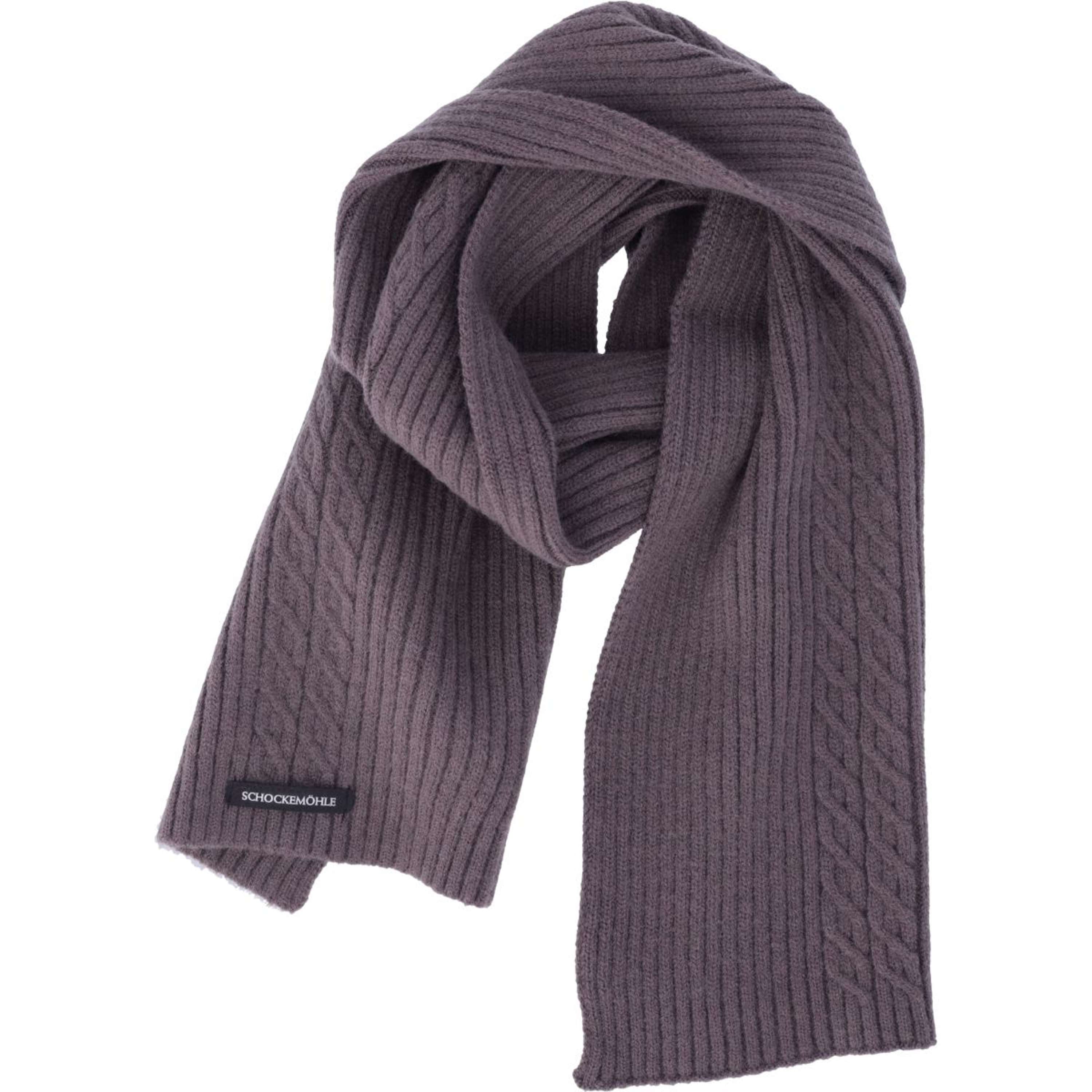Schockemöhle Sjaal Braided Style Dusty Chocolate