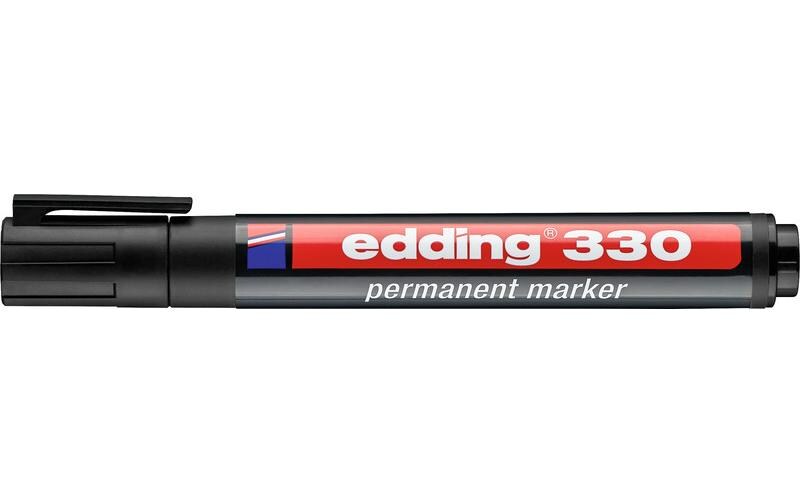 Permanent-Marker 330 SchwarzPermanentmarker mit variabler Spitze