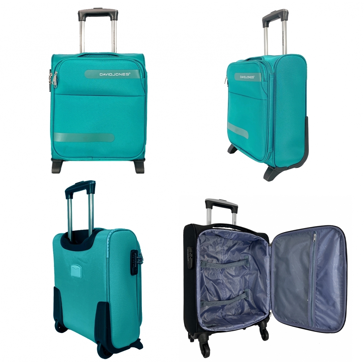 David Jones Valise cabine XS underseat souple David Jones 44cm