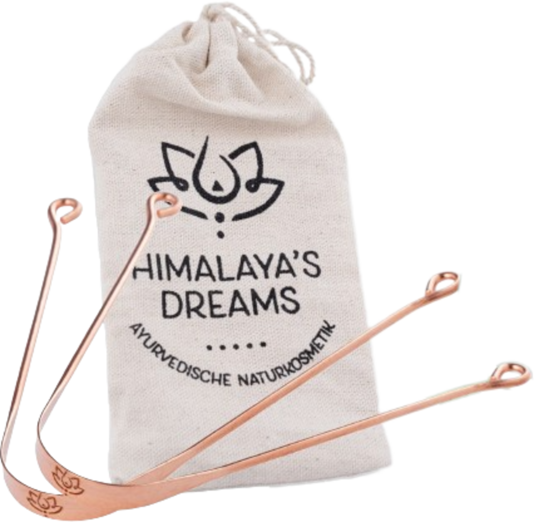Himalaya's Dreams  Zungenreiniger Kupfer 2er Set, 1 Set
