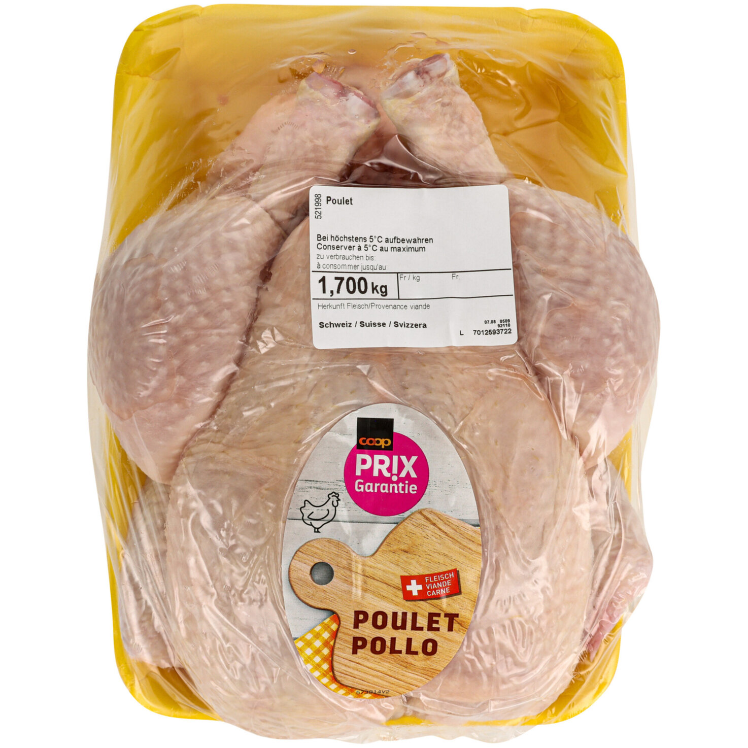 Prix Garantie Poulet ca. 1.55kg