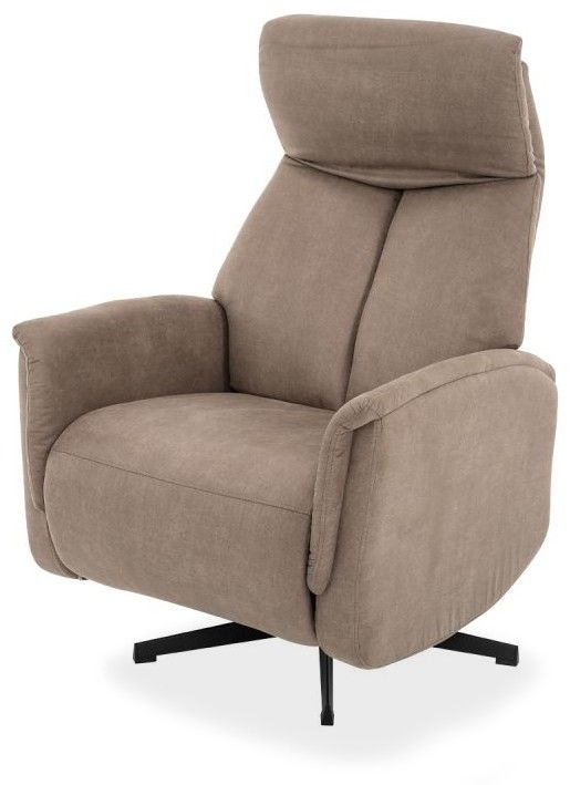 Relaxfauteuil Taupe CM-55.053 Aarhus B73 x D86 x H114 cm