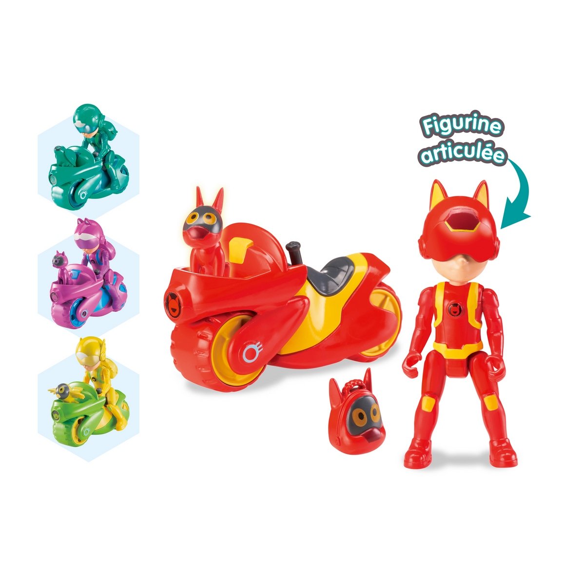 Figurine Petronix & Moto Petmobile