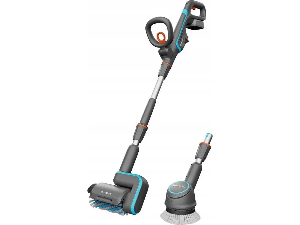 Gardena Batteridrevet overfladerenser AquaBrush Universal 04/18V - Inkl. 2.5Ah Batteri og lader