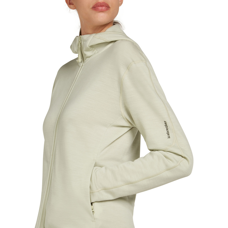 Icebreaker Damen 360 Realfleece Elemental Hoodie Jacke