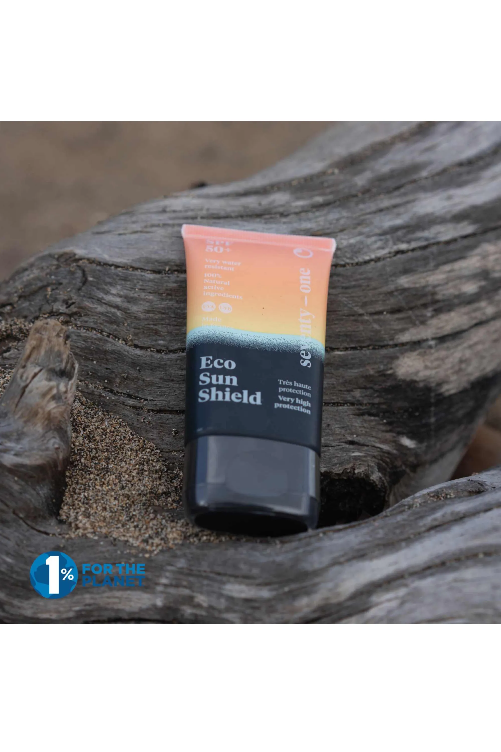 Seventy One Percent Crème solaire minérale visage sport SPF50+ Eco Sun Shield-50 ml
