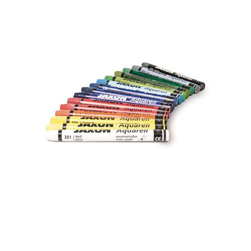JAXON® Aquarell wasservermalbare Wachspastelle