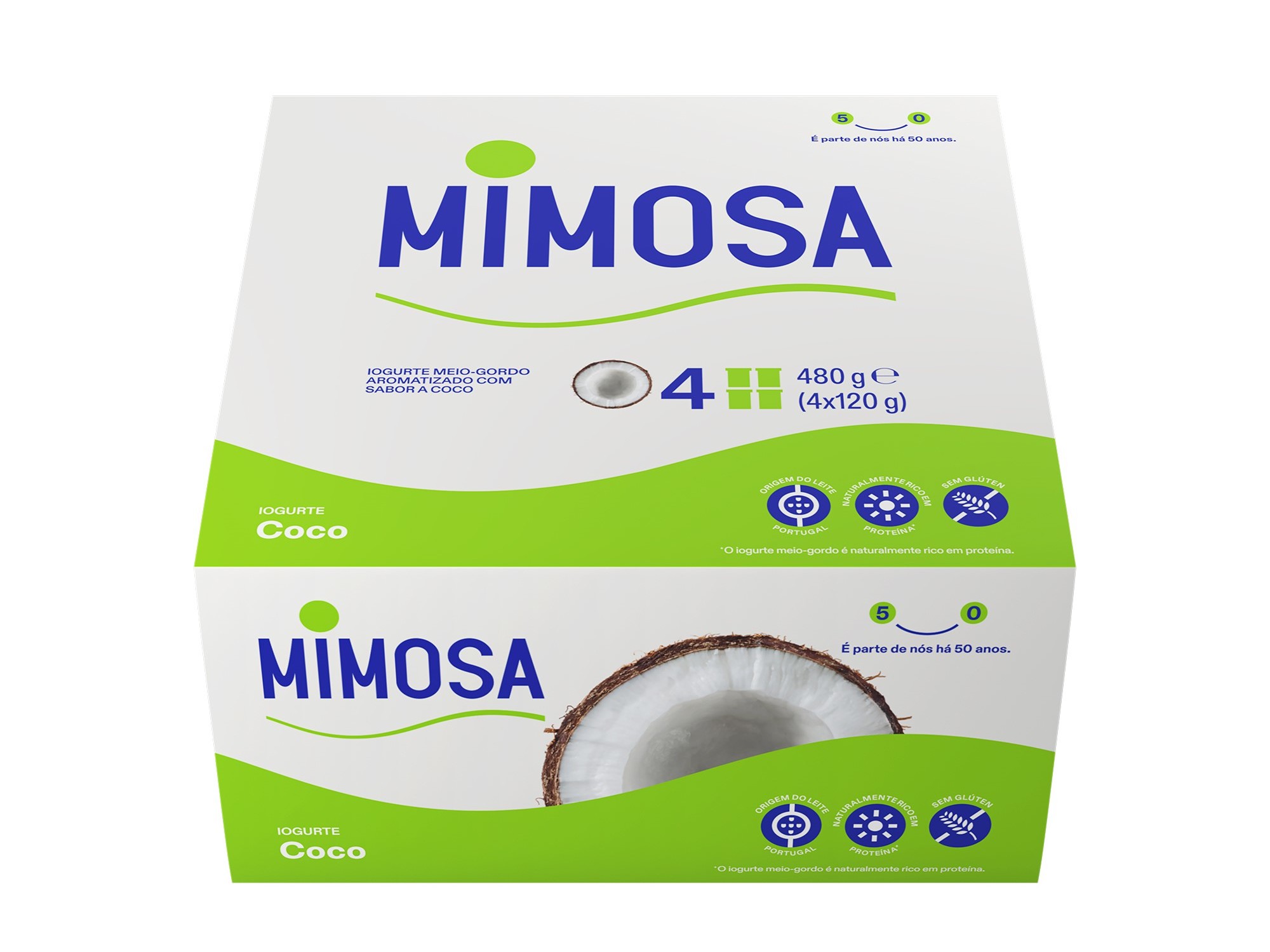 IOGURTE MIMOSA AROMA COCO 4X120G