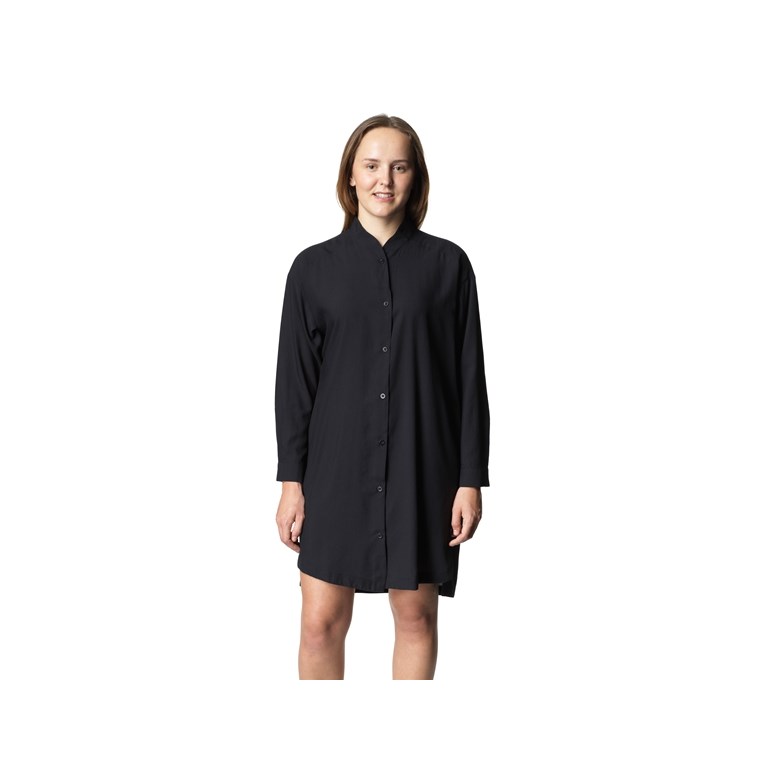 Houdini Tree Dress Women True Black Light