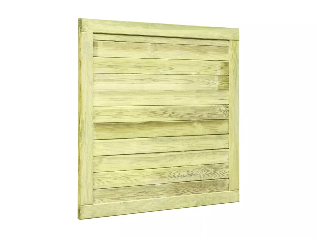Portail de jardin Bois de pin imprégné 100x100 cm