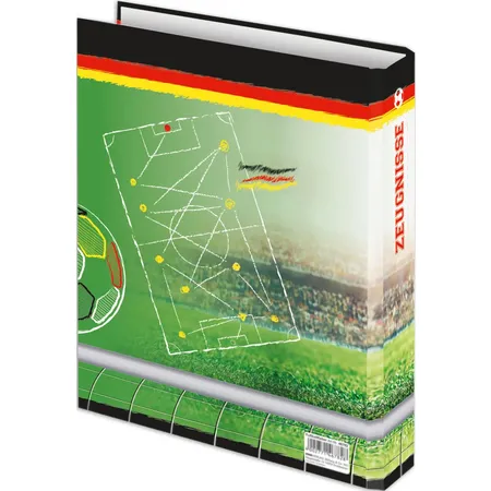 RNK Verlag Zeugnisringbuch “Fußballfieber” für DIN A4, 4-Ring