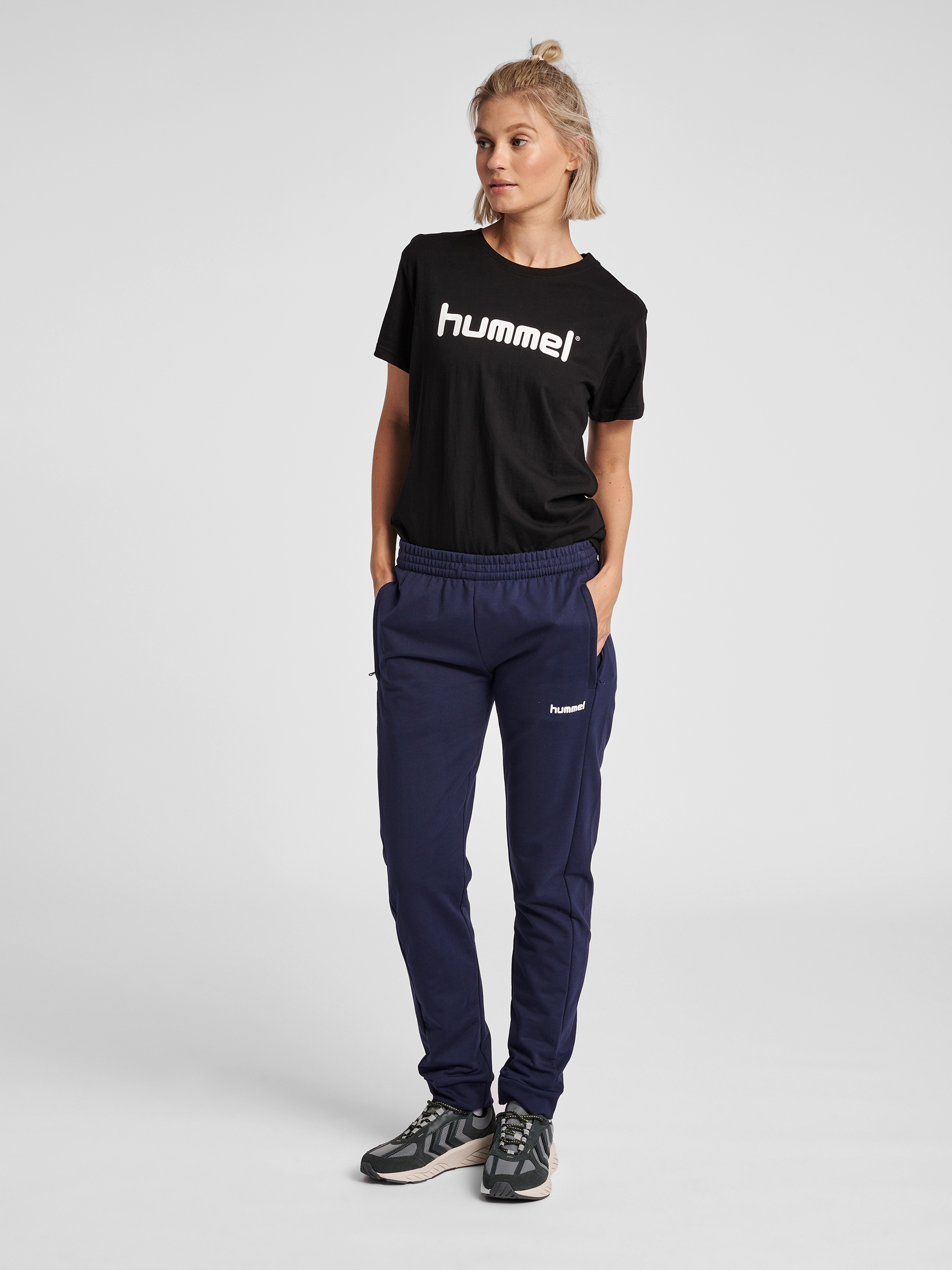HUMMEL GO COTTON LOGO T-SHIRT WOMAN S/S