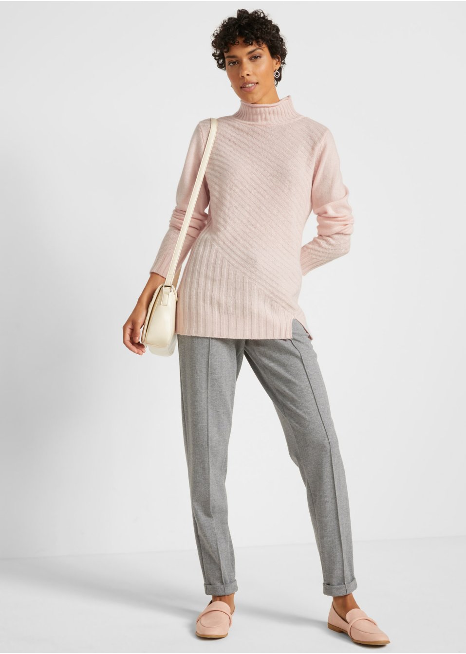 Pull col montant avec teneur en Good Cashmere Standard®