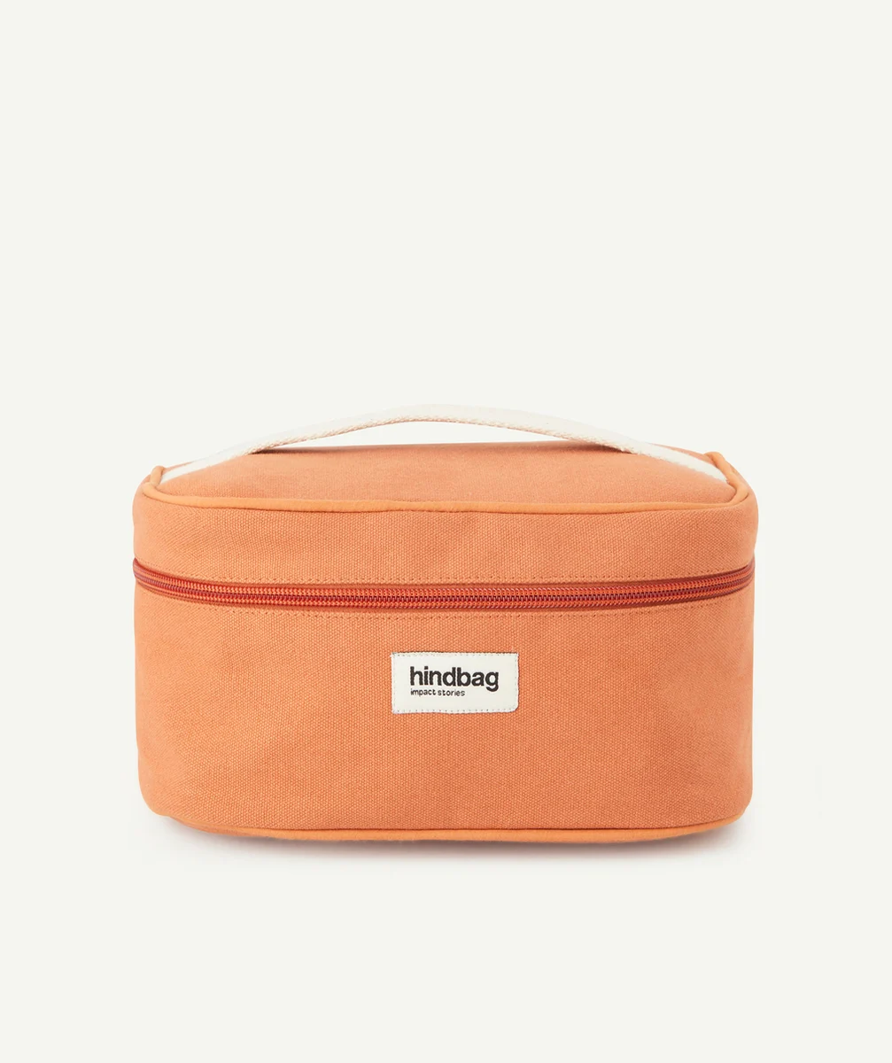 HINDBAGVANITY BAG GASPARD EN COTON BIO SIENNE