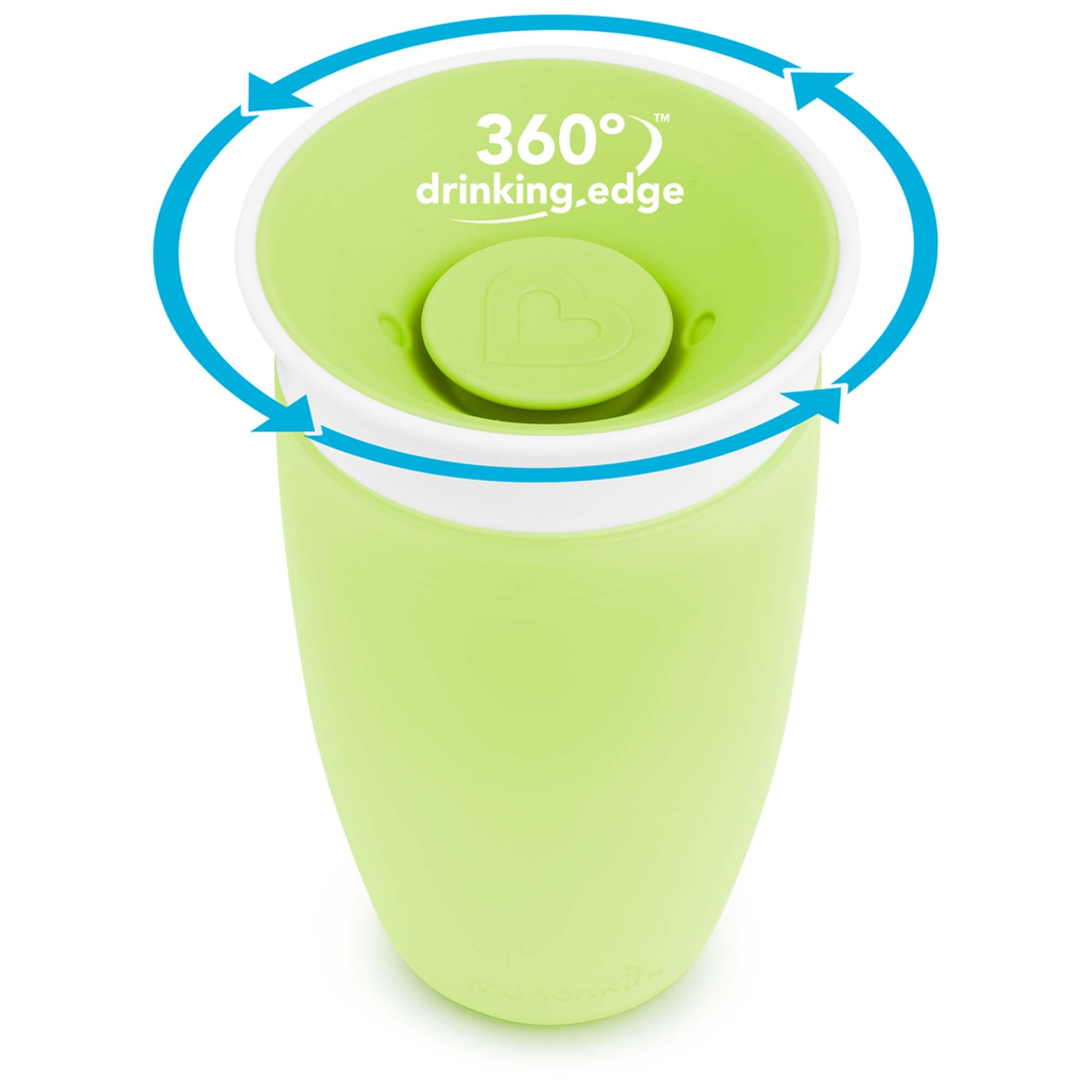 Munchkin drinkbeker Miracle 360 graden - 296 ml 12+ maanden groen