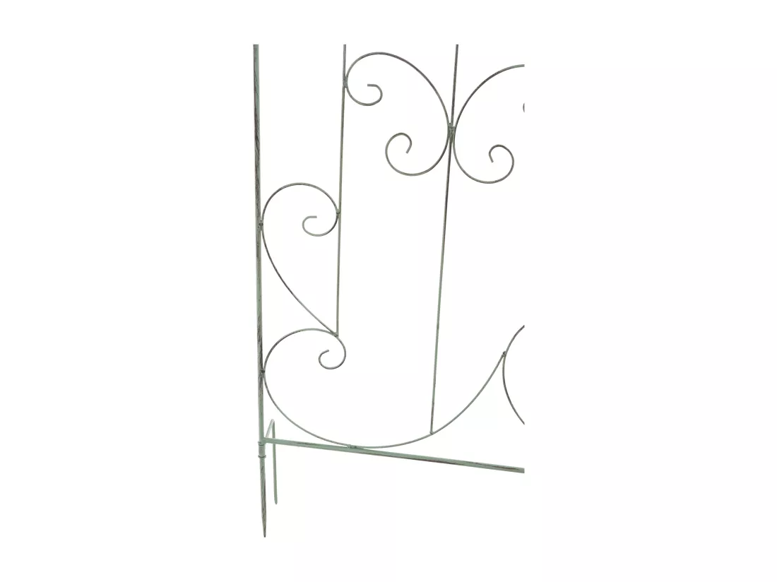 Lot de 2 Treillis - Métal - Vert antique - Mandevilla