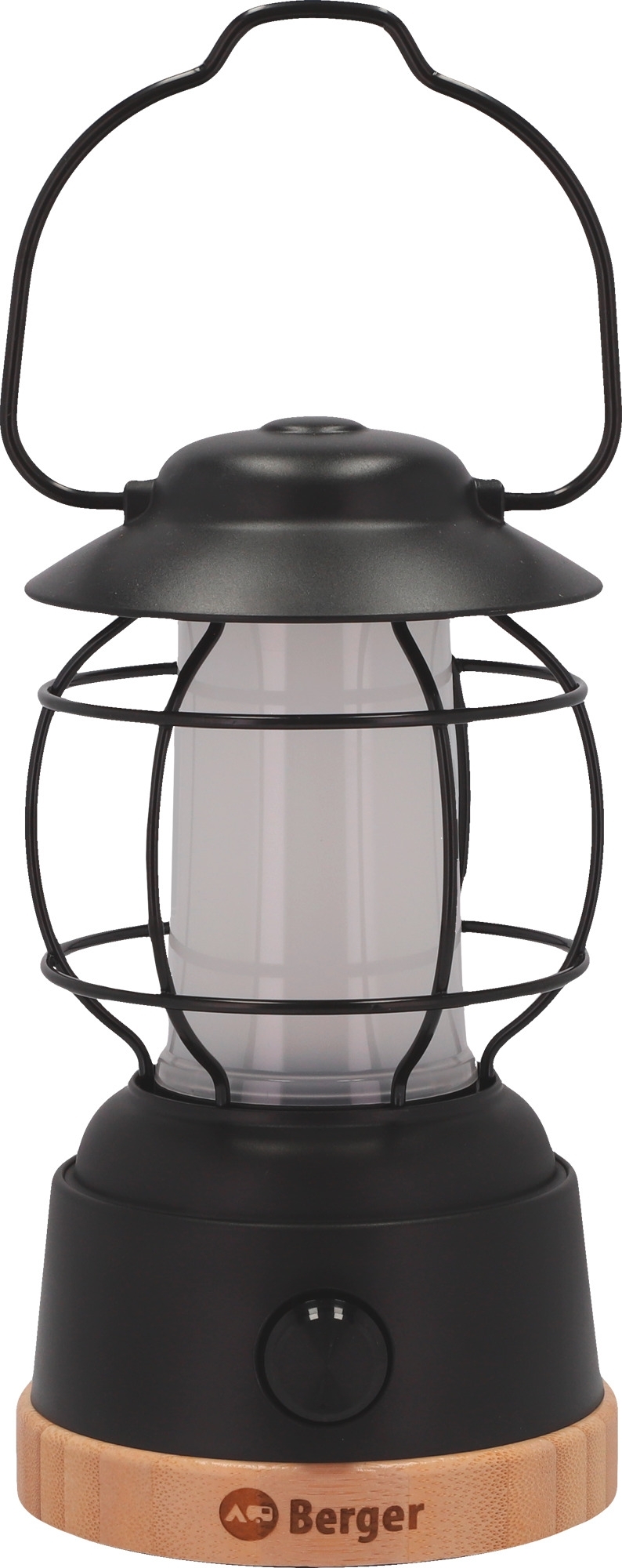 Berger Hopuni Pro LED Campinglaterne mit Dimmfunktion Matt Schwarz