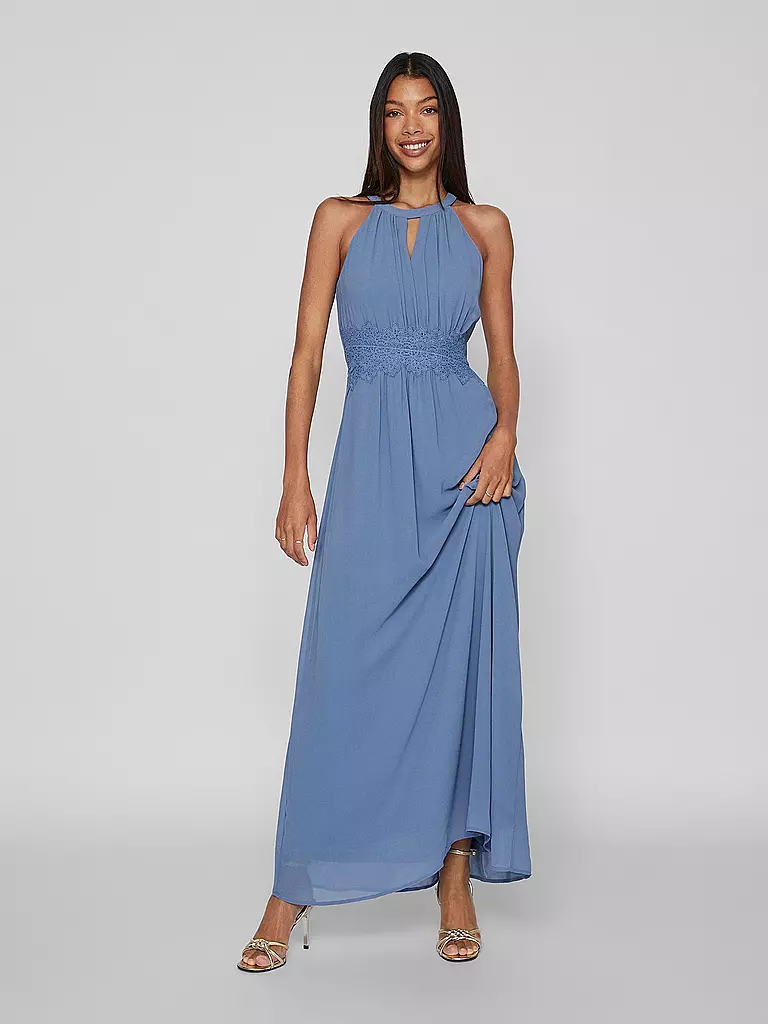 VILA Abendkleid VIMILINA  blau