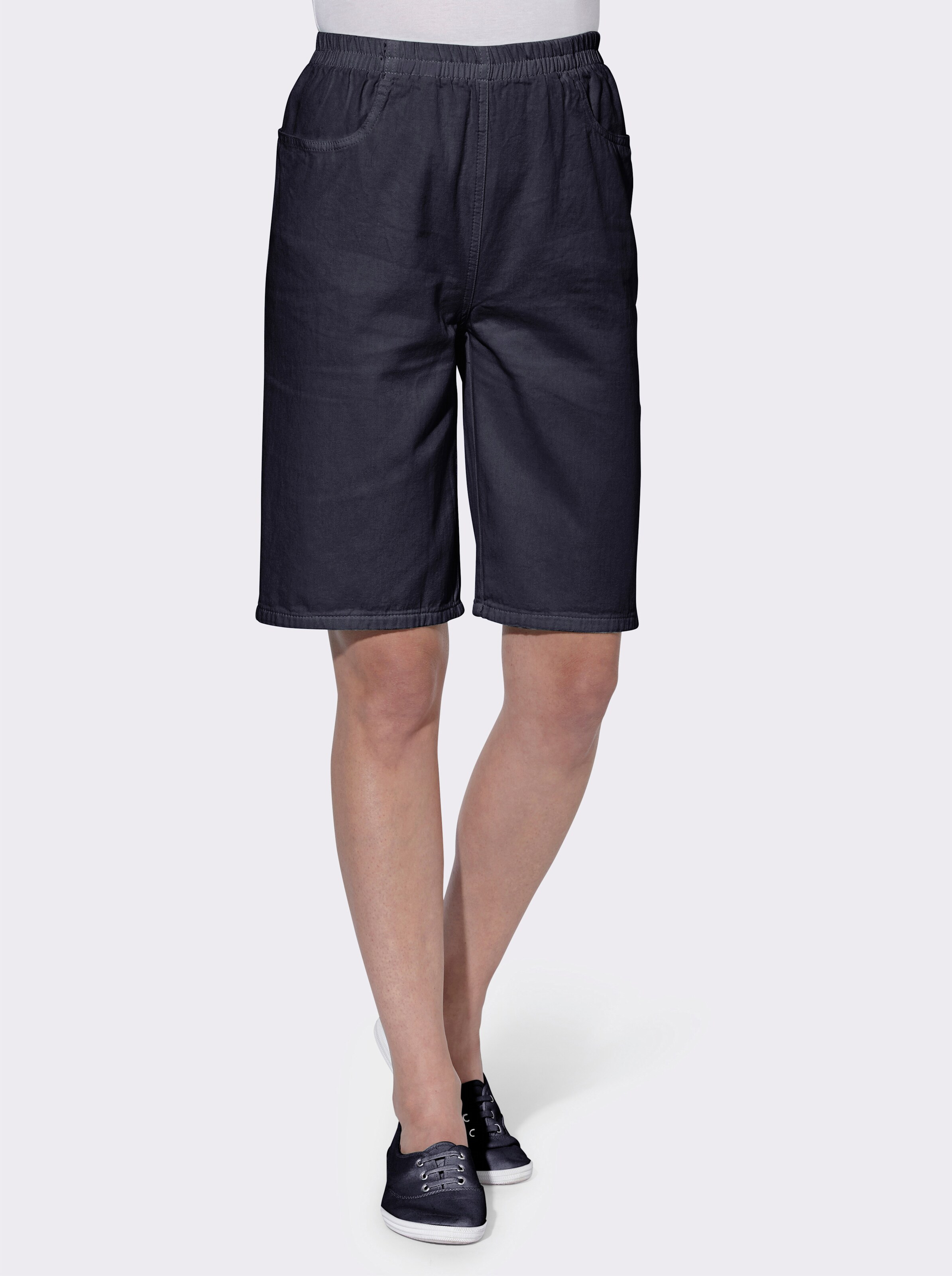 Bermudas mit Rundum-Dehnbund