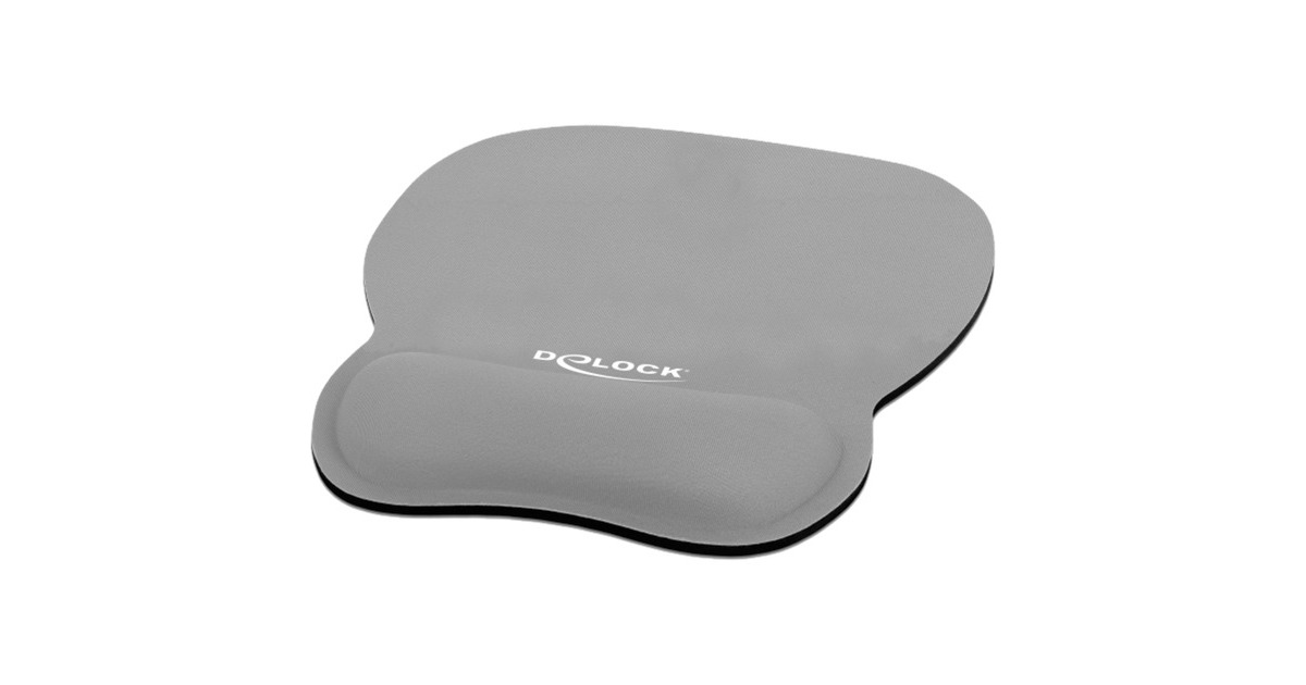 DeLOCKErgonomic Mouse pad  (Grijs)