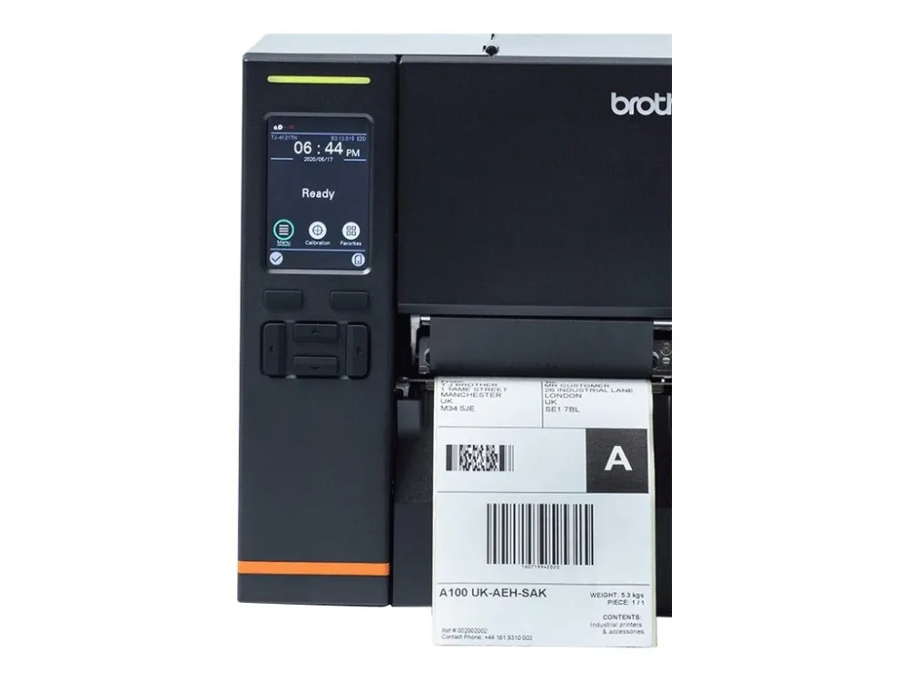 Brother Titan Industrial Printer TJ-4021TN - Etiketprinter - direkte termisk/termisk overførsel - Rulle (12 cm) - 203 dpi - op til 254 mm/sek. - LAN, seriel, USB vært, USB 2.0