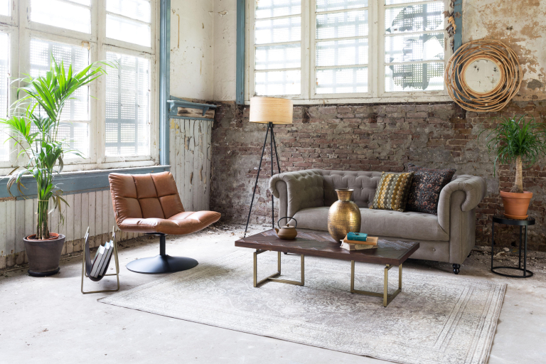 Dutchbone Rugged vloerkleed 170x240 licht