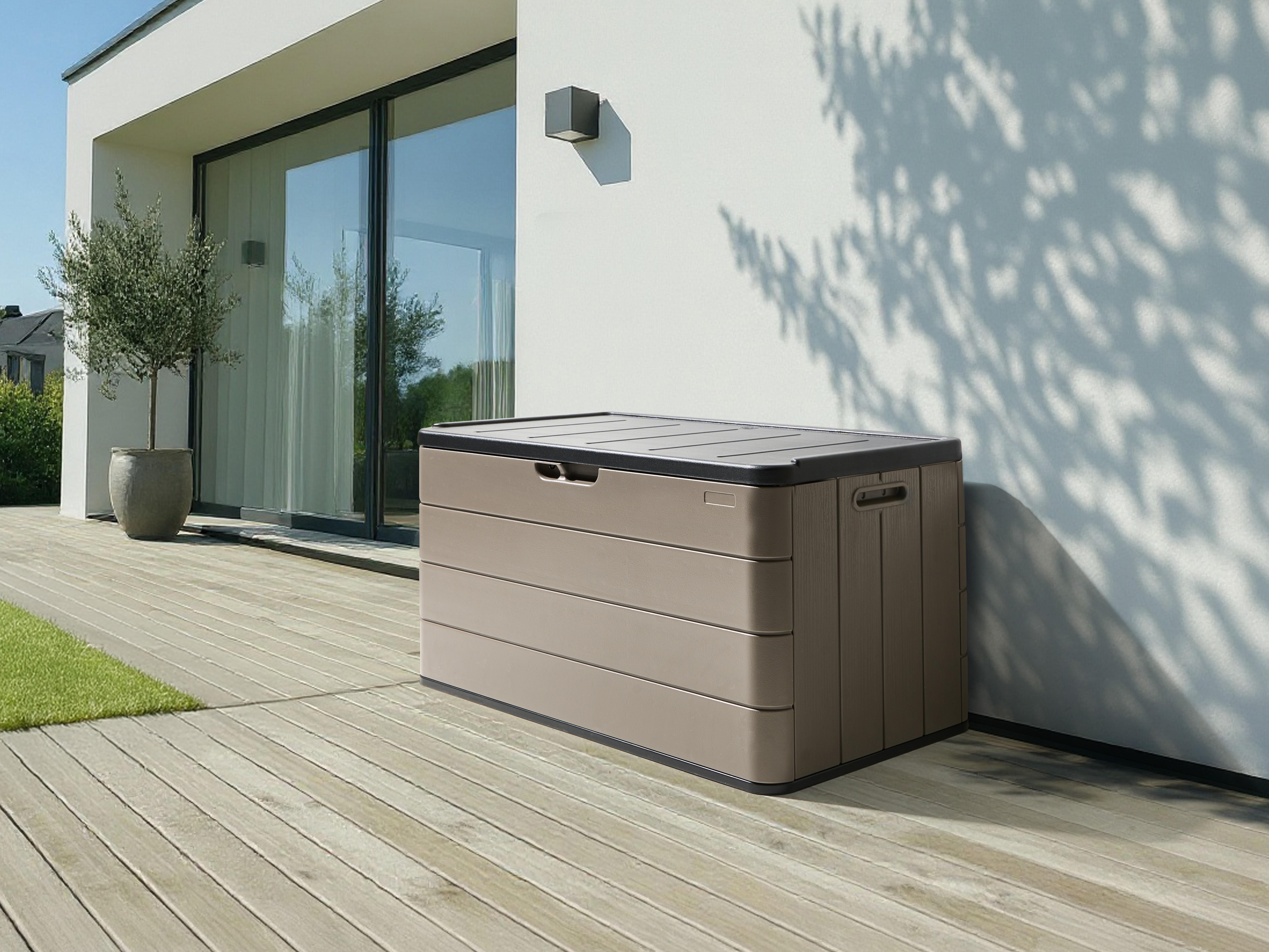 Kussenbox MILIES 116 cm 60 cm Bruin