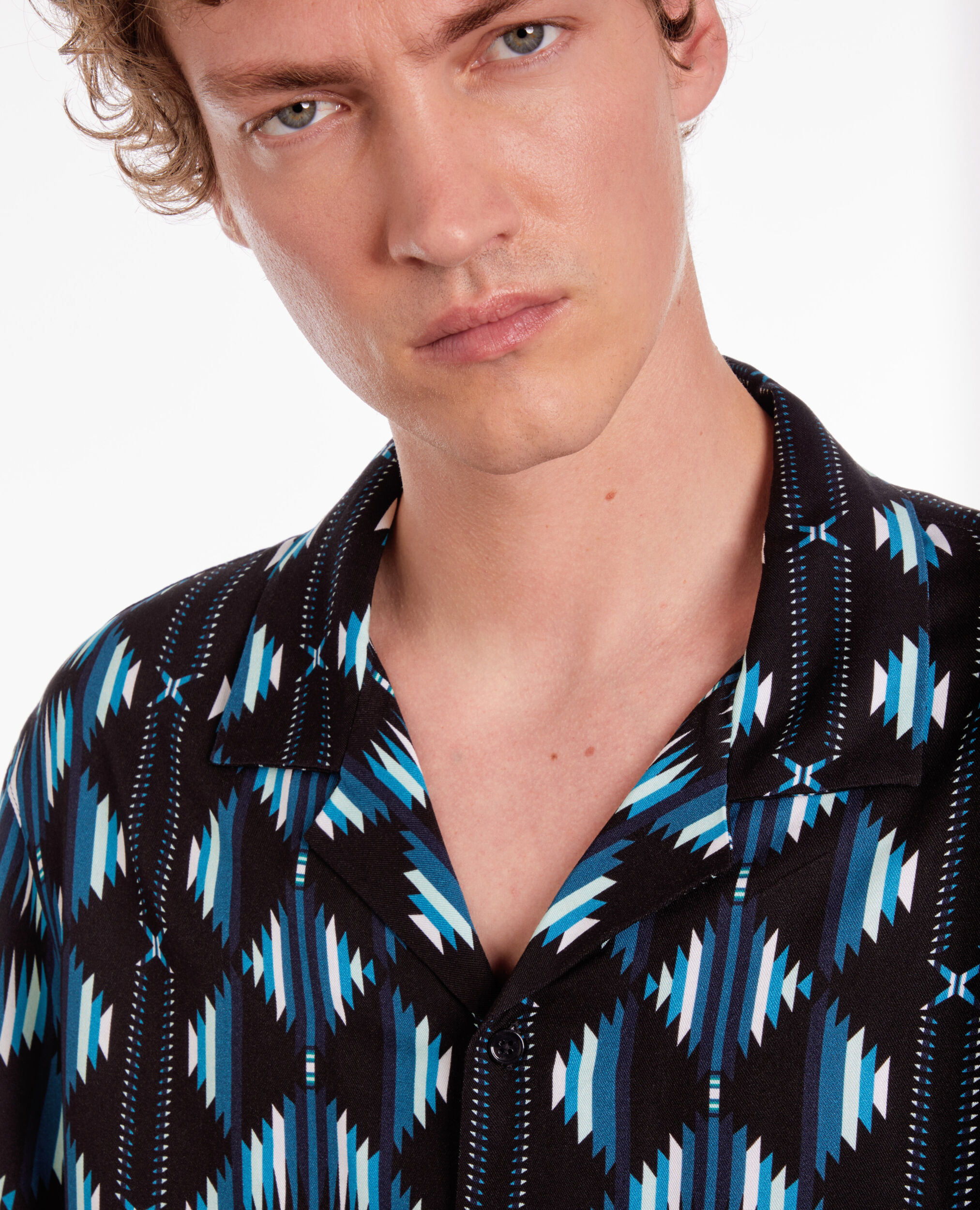 Chemise manches courtes imprimée