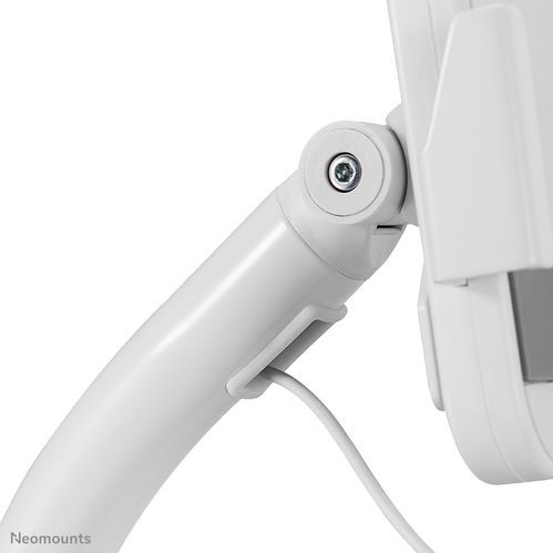 Neomounts - FL15-625WH1 - Tablet Vloerstandaard - Wit - Vergrendelbaar
