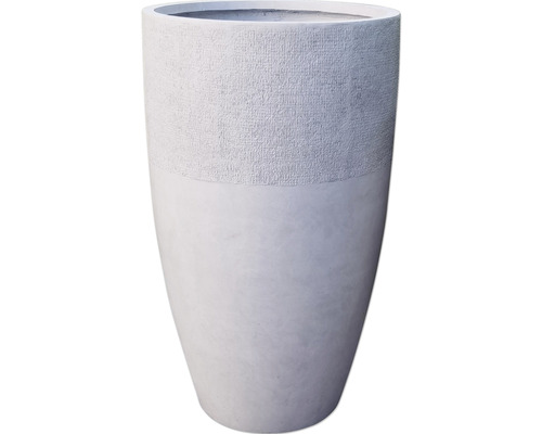 Plantenvaas Lafiora Sober Clayfiber Ø 35 cm H 60 cm beige
