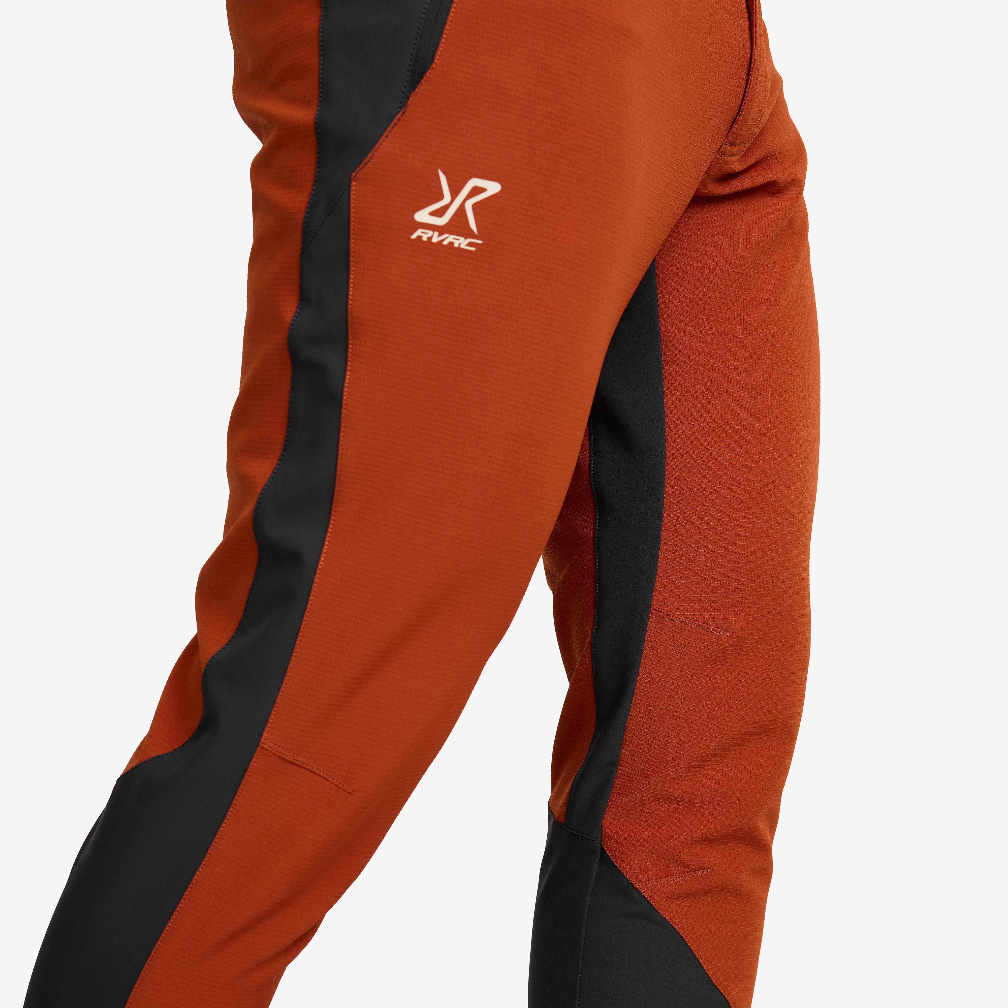 Ridge Trek Stretch Pants Herre Rusty Orange/Anthracite